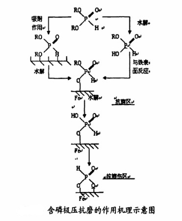 球磨機含磷抗磨作用機理